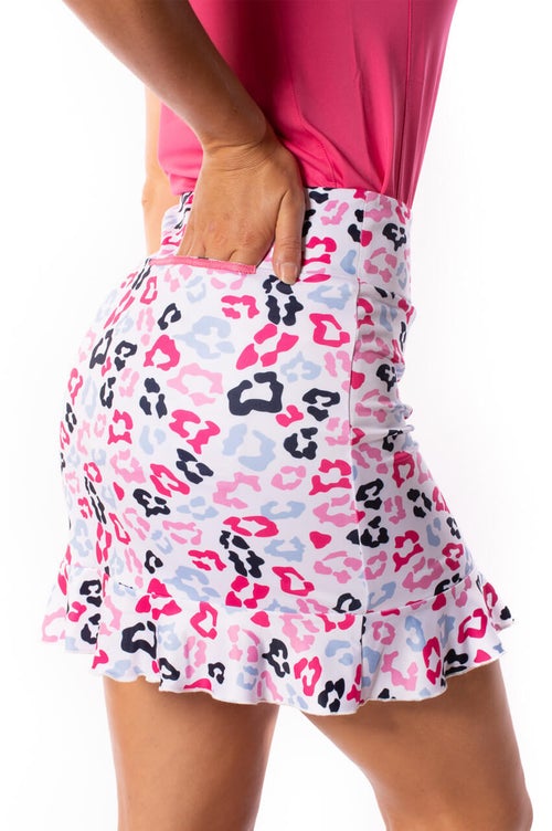 Golftini  Pull On Ruffle Stretch Skort   BIG BANG  18"
