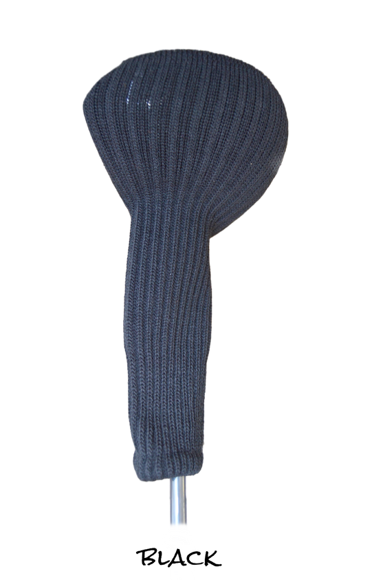 Black Club Sock Golf Headcover | Peanuts and Golf
