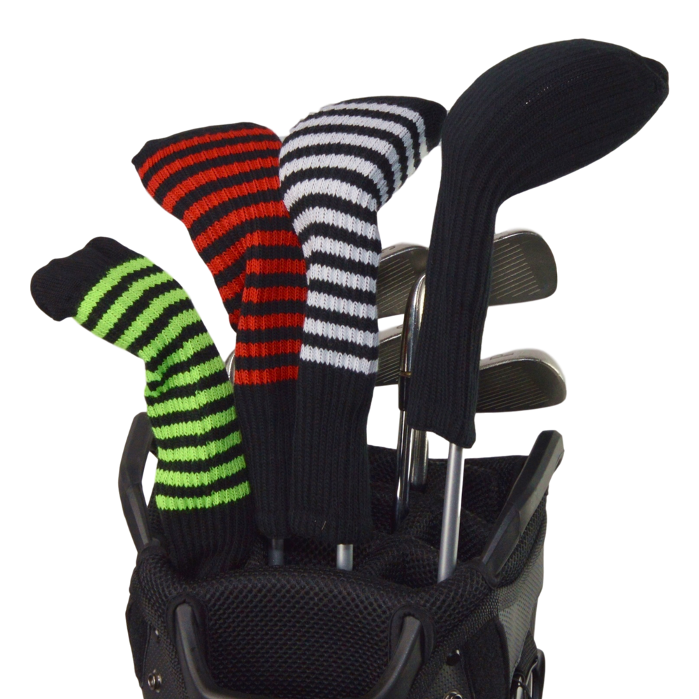 Black and Red Club Sock Golf Headcover