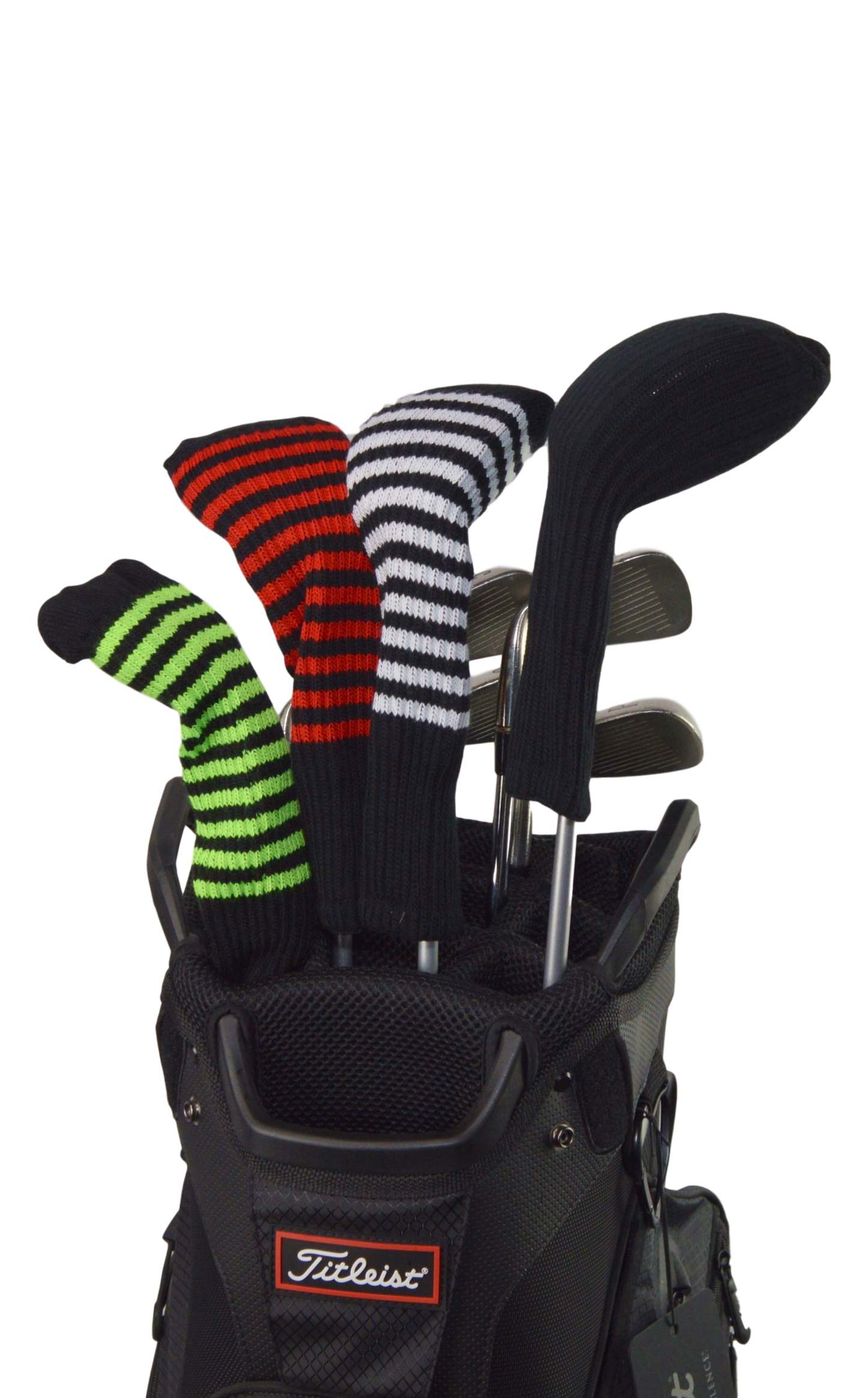 Black and Red Club Sock Golf Headcover