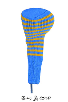  Blue and Gold Club Sock Golf Headcover