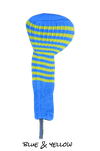 Blue and Silver Club Sock Golf Headcover | Peanuts and Golf