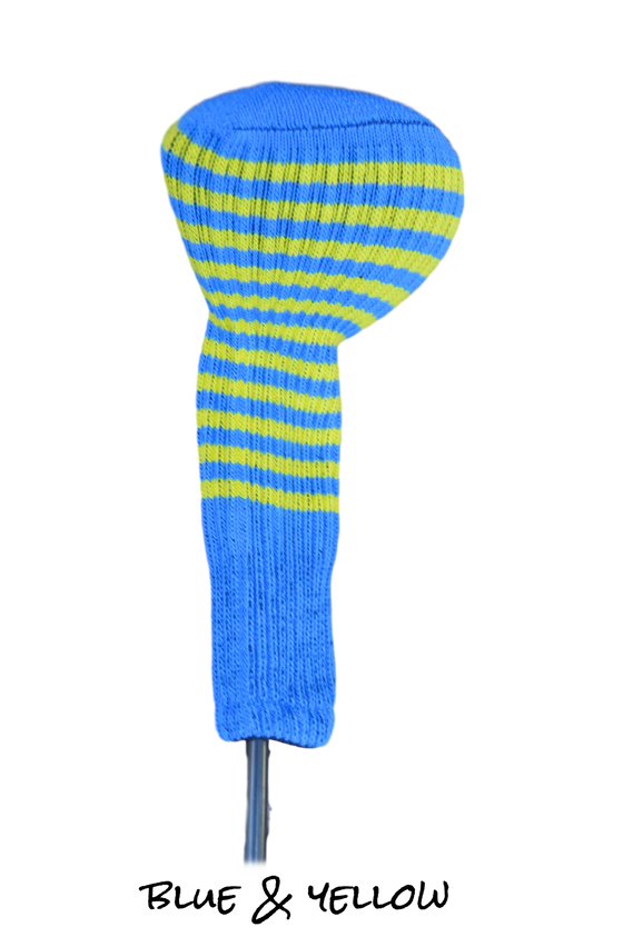 Blue and Silver Club Sock Golf Headcover | Peanuts and Golf
