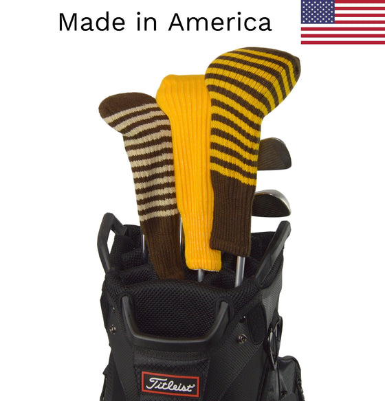 Brown Club Sock Golf Headcovers