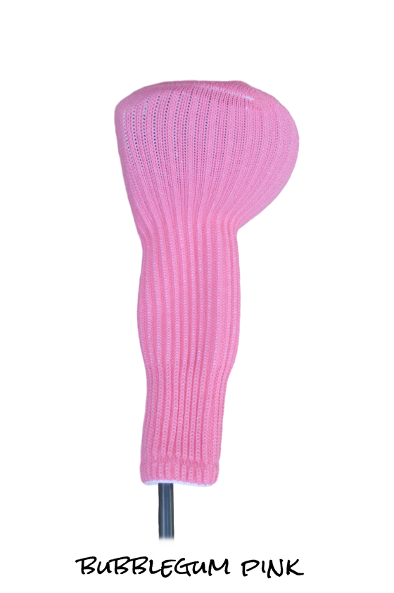 Bubblegum Pink Club Sock Golf Headcover | Peanuts and Golf