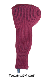  Burgundy Red Club Sock Golf Headcover