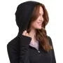 EP NY Long Sleeve Hooded Zip Pullover - Black