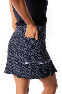  Golftini  Performance Side Pleat Skort 18" - FULL CIRCLE