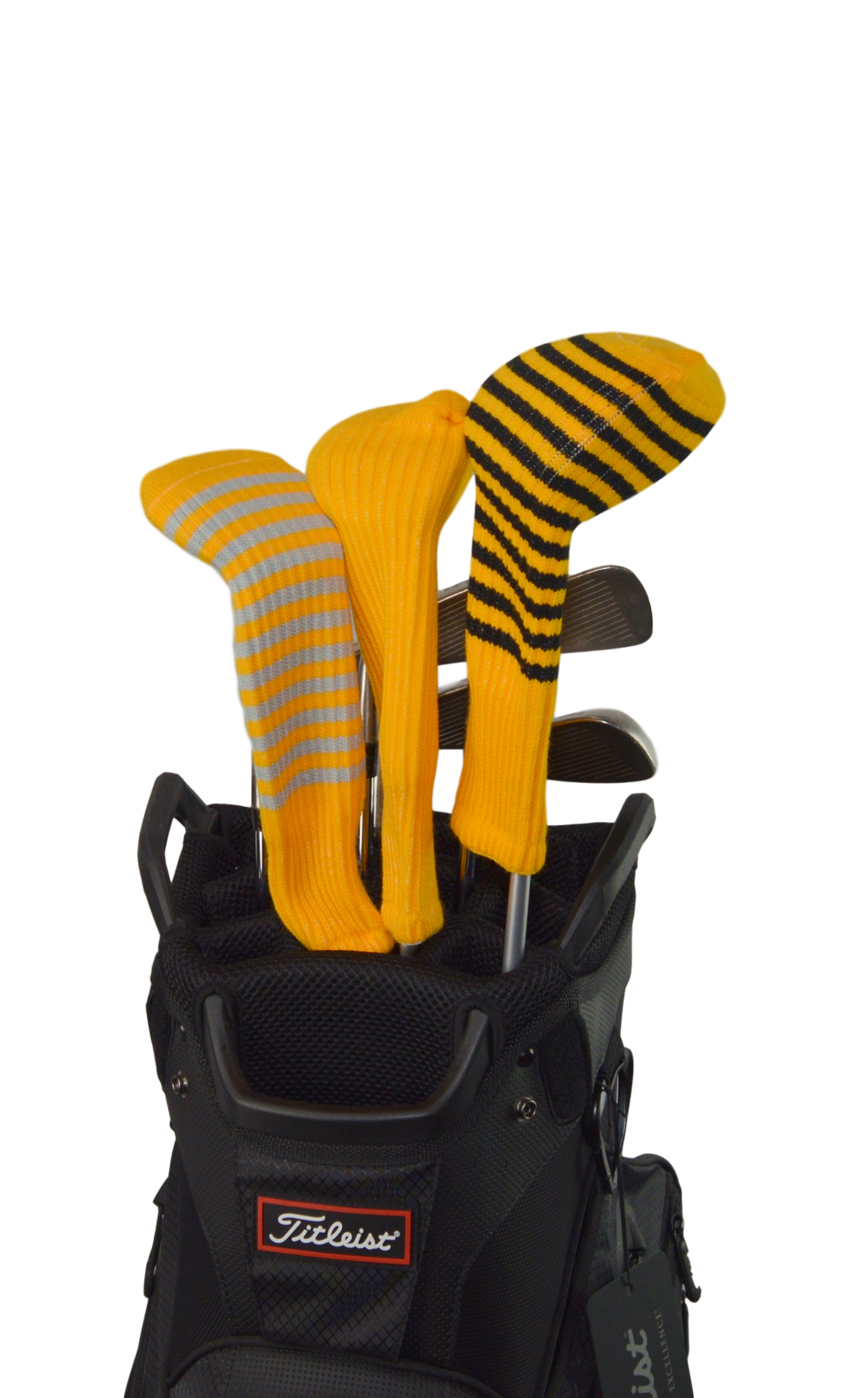 Gold Club Sock Golf Headcover