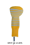 Gold and Silver Club Sock Golf Headcover | Peanuts and Golf