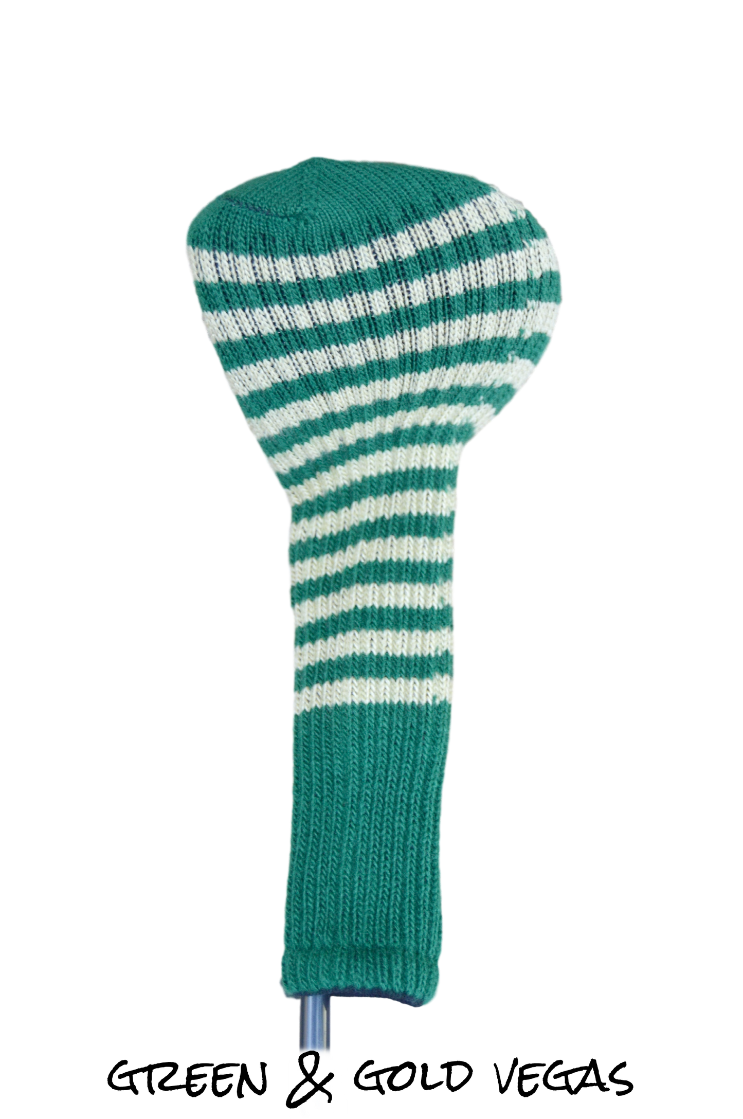 Green and Gold Vegas Club Sock Golf Headcover