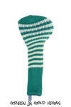 Green and Gold Vegas Club Sock Golf Headcover