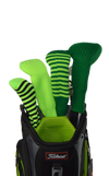 Green and Yellow Club Sock Golf Headcover