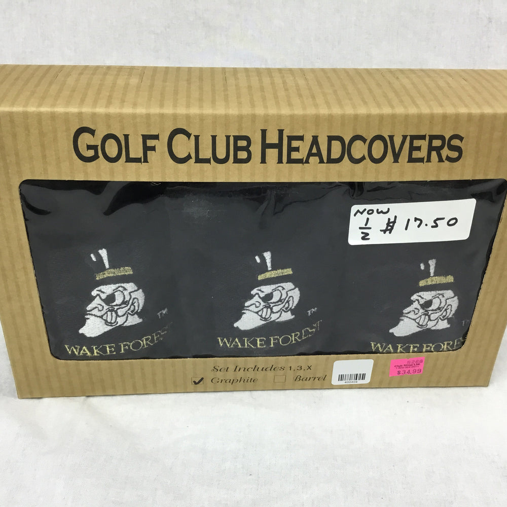 Wake Forest Golf Headcover Gift Set