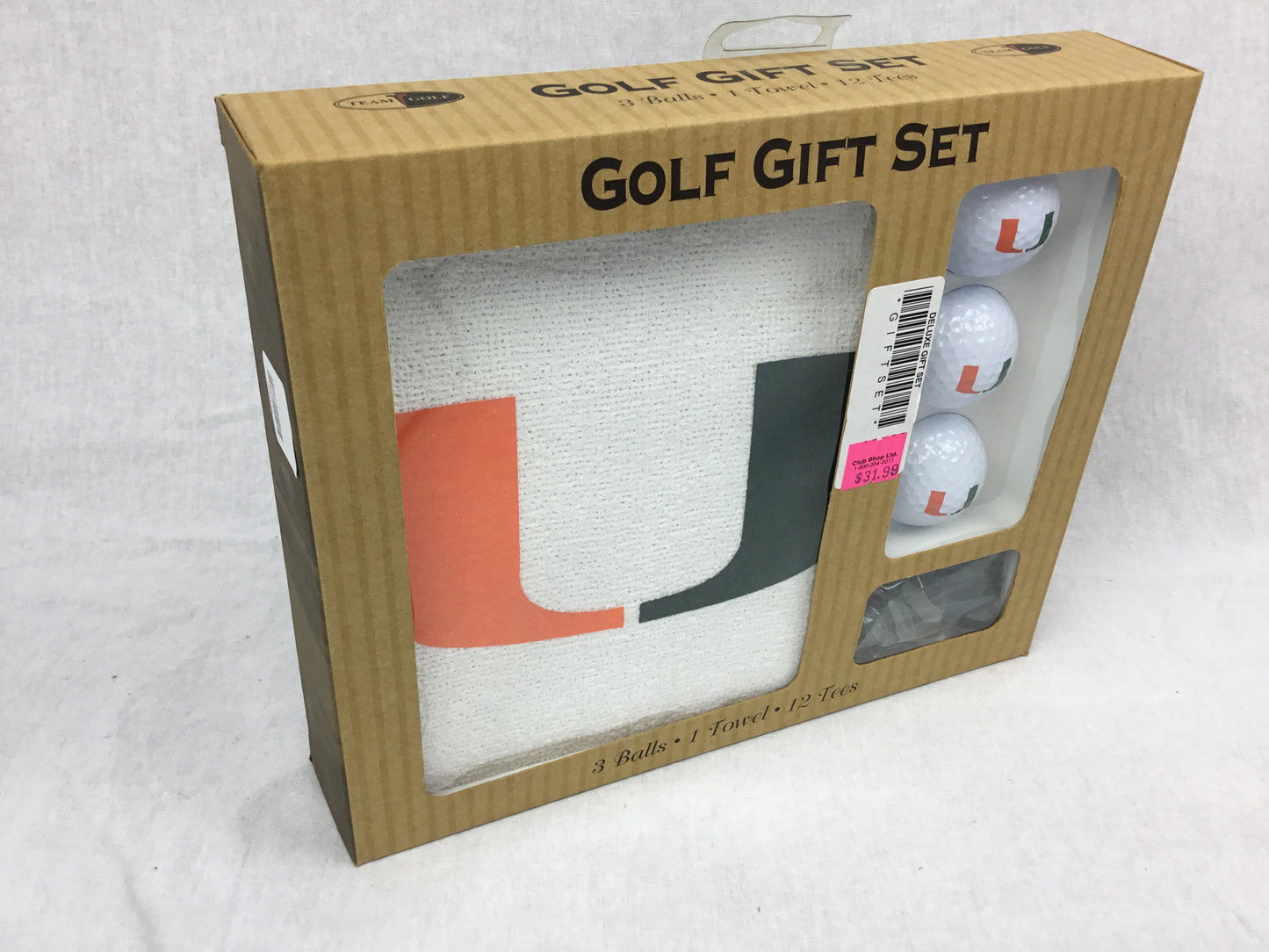University of Miami Golf Gift Set