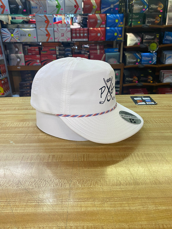 New Bridgestone/Peanuts & Golf Logo Flat Bill Hat (Snap-Back)