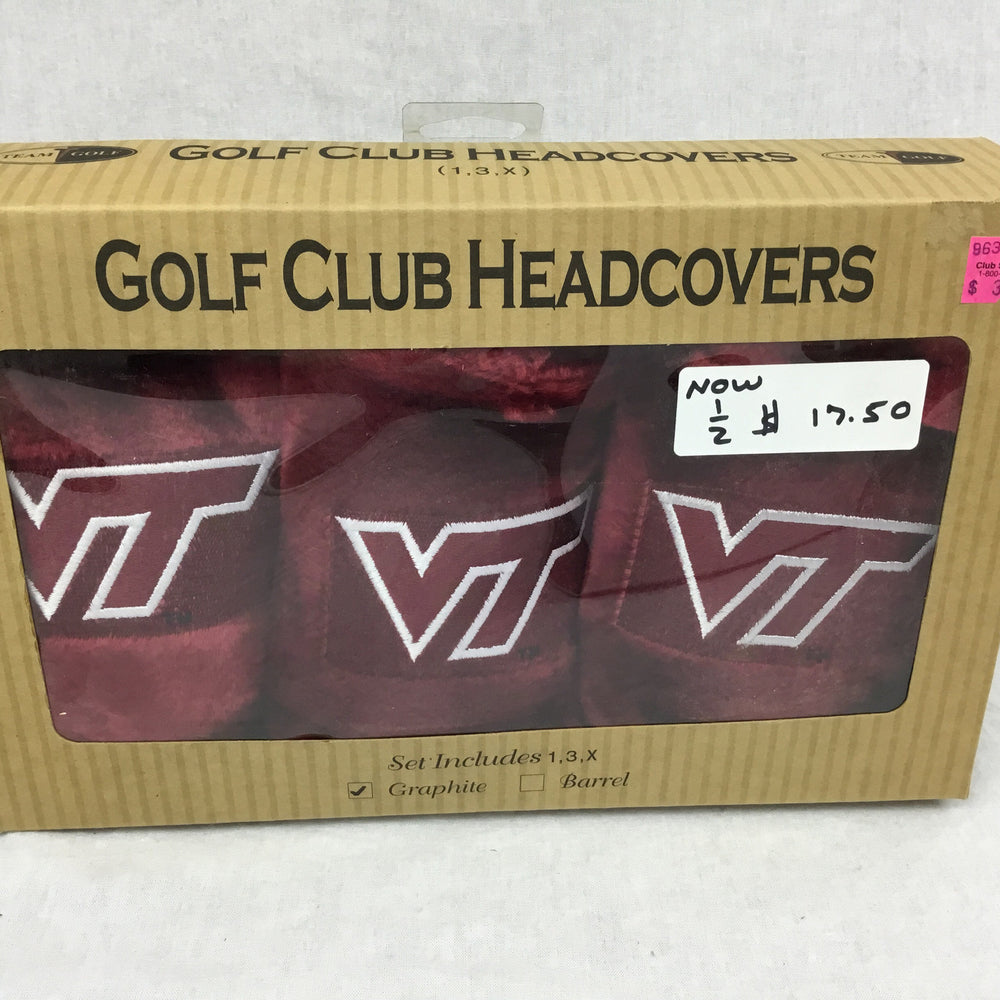Virginia Tech Golf Headcover Gift Set