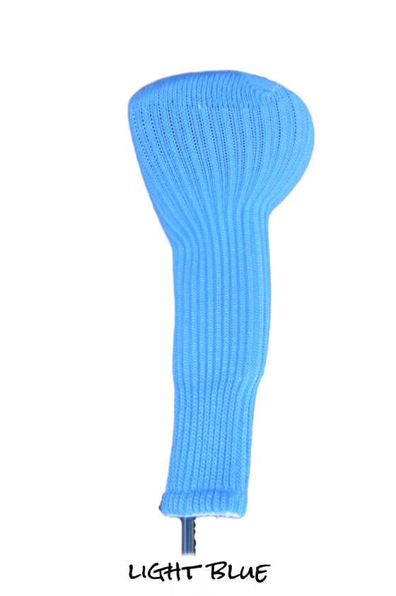 Light Blue Club Sock Golf Headcover