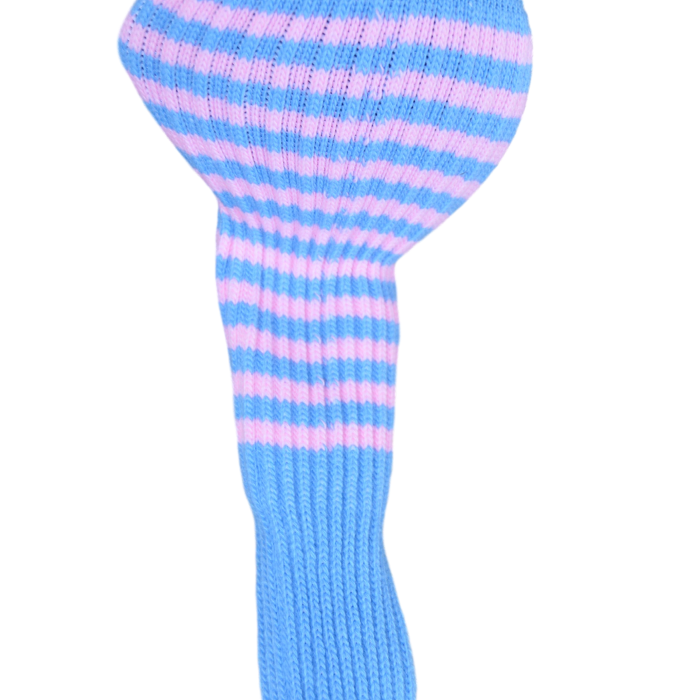 
                      
                        Light Blue and Light Rose Pink Club Sock Golf Headcover | Peanuts and Golf
                      
                    