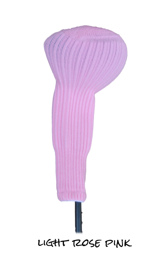 Light Rose Pink Club Sock Golf Headcover