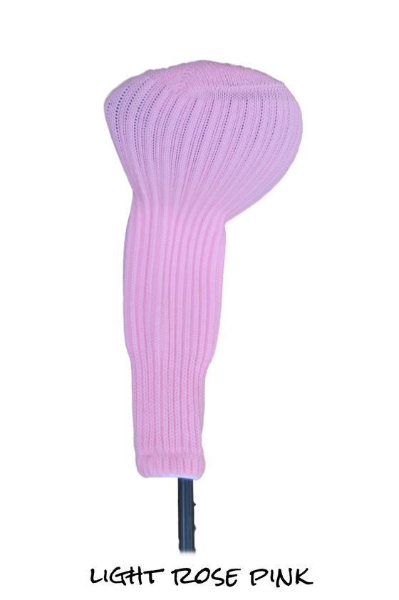 Light Rose Pink Club Sock Golf Headcover | Peanuts and Golf