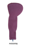 Maroon Club Sock Golf Headcover | Peanuts and Golf