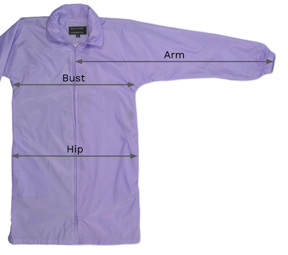 Kelsey Lauren Raincoat - Light Blue