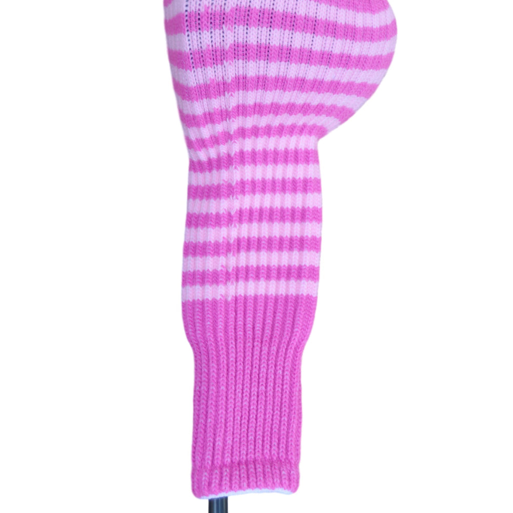 Neon Pink and Light Rose Pink Club Sock Golf Headcover