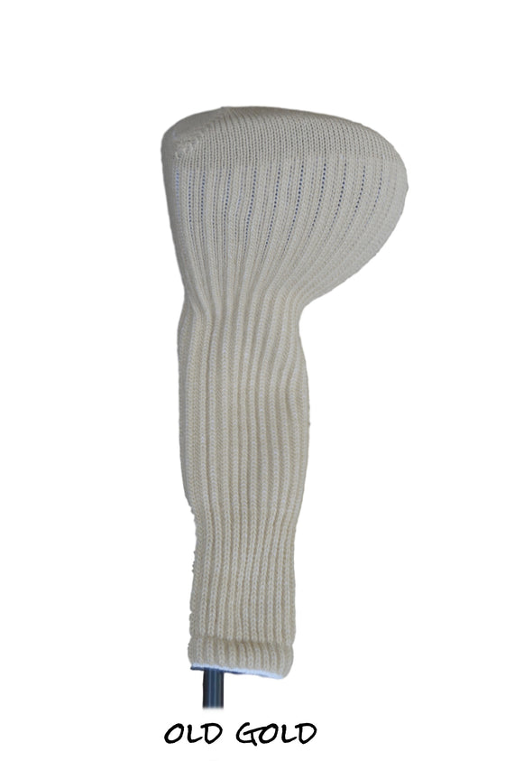 Old Gold Club Sock Golf Headcover