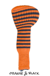 Orange and Black Club Sock Golf Headcover | Peanuts and Golf