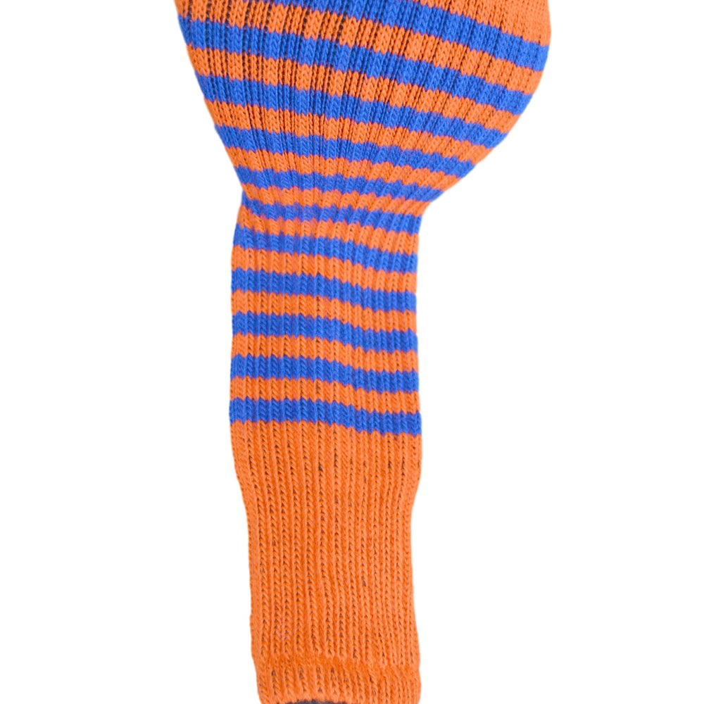 Orange and Royal Blue Club Sock Golf Headcover