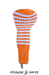 Orange and White Club Sock Golf Headcover | Peanuts and Golf
