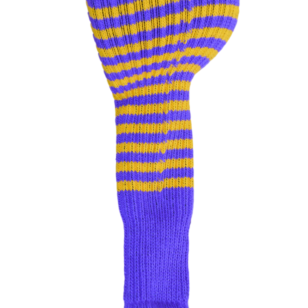 
                      
                        Purple and Gold Club Sock Golf Headcover | Peanuts and Golf
                      
                    