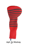 Red and Brown Club Sock Golf Headcover