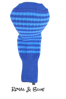  Royal Blue and Blue Club Sock Golf Headcover