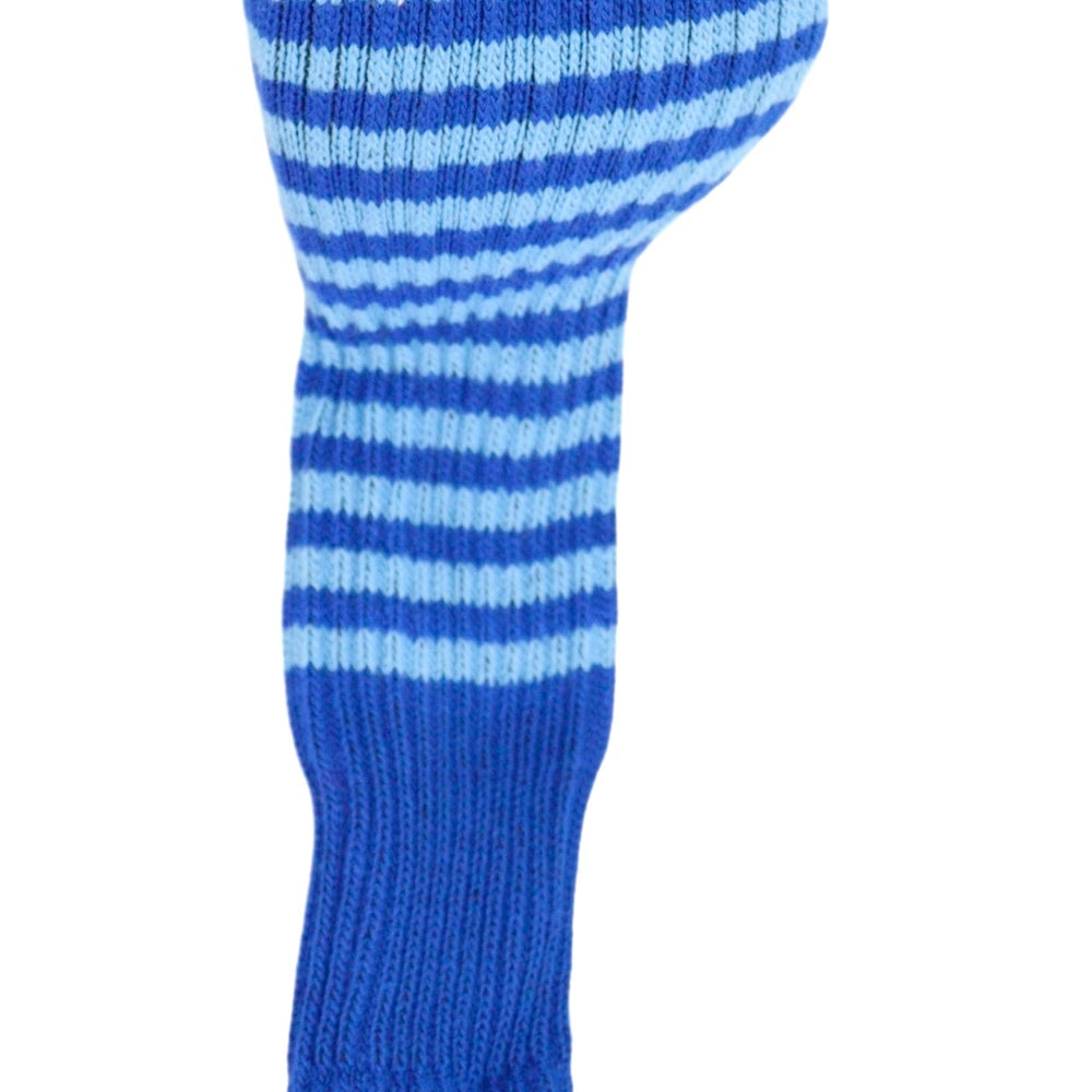 Royal Blue and Light Blue Club Sock Golf Headcover