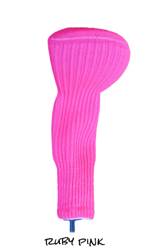 Ruby Pink Club Sock Golf Headcover