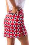 Golftini  Pull On Ruffle Stretch Skort  SERENDIPITY   17.5"