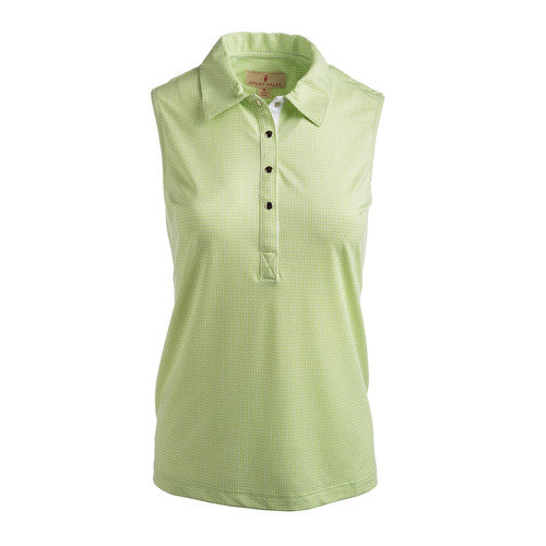 Sport Haley Roxie Sleeveless Polo - Kiwi