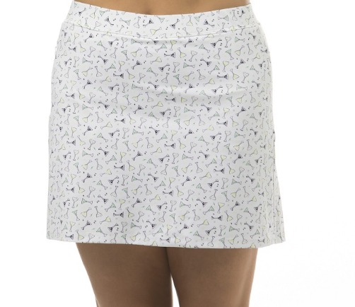 SanSoleil 18"Golf Skort Speak Easy  | SPF 50