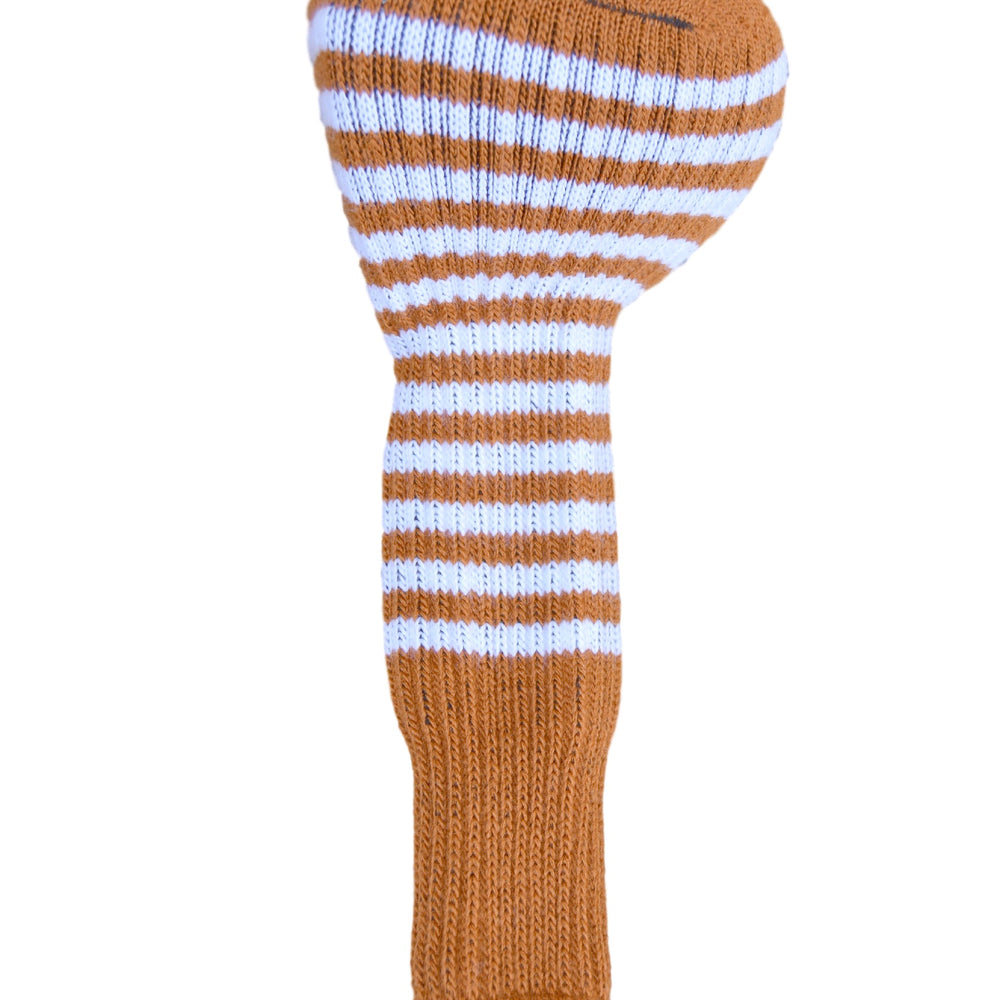 Texas Orange and White Club Sock Golf Headcover