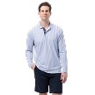 SanSoleil  Mens SolTek Ice Long Sleeve Button Polo - OLD FASHION