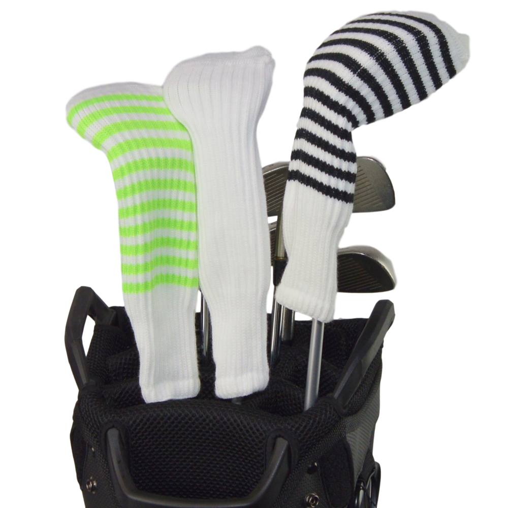 
                      
                        White and Red Club Sock Golf Headcover
                      
                    
