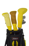 Yellow and Blue Club Sock Golf Headcover