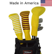  Yellow Club Sock Golf Headcovers