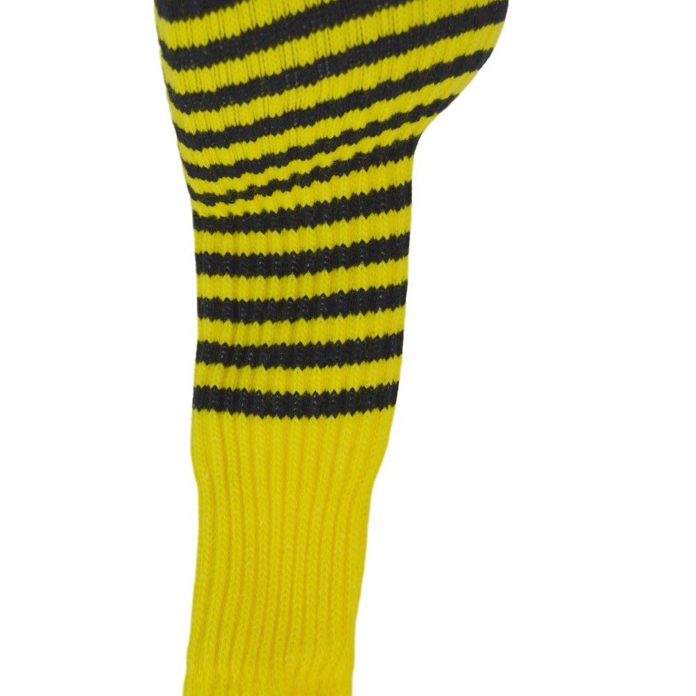 Yellow and Black Club Sock Golf Headcover